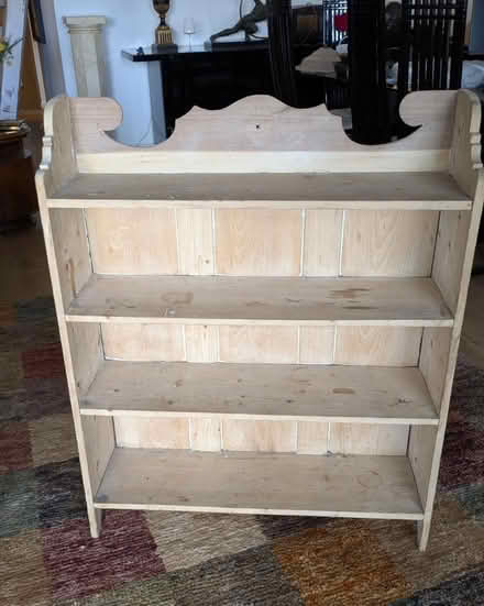 Photo of free Wooden antique book shelf (Wapping E1W) #1