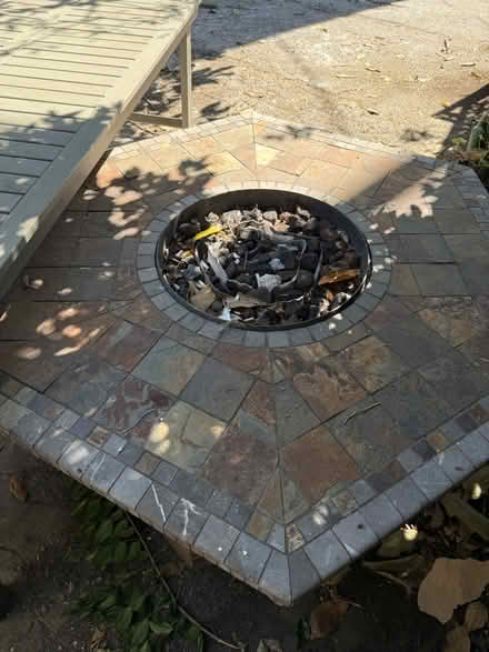Photo of free fire pit with tile top (hollywood) #2