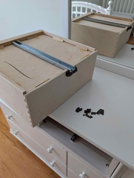 Photo of free Bunkbed, End Table, Dresser/Mirror (near Palo Alto High School) #3