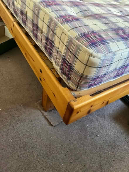 Photo of free Double bed and mattress (Jericho OX2) #2