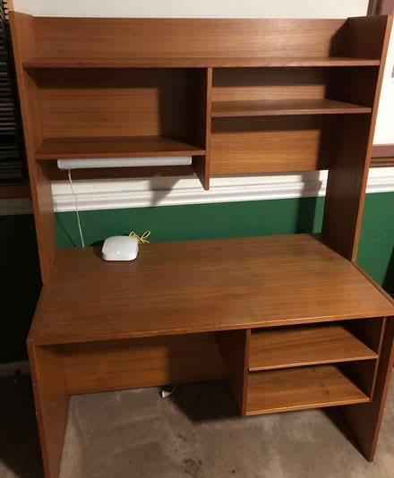 Photo of free Wood desk unit (Lexington Hills) #1