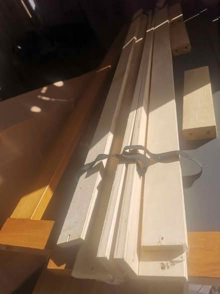 Photo of free Double bed wooden frame (North Hanwell) #2