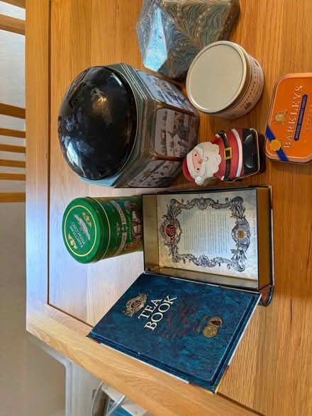 Photo of free Various attractive tins and miniature bottles (Longbarn WA2) #2