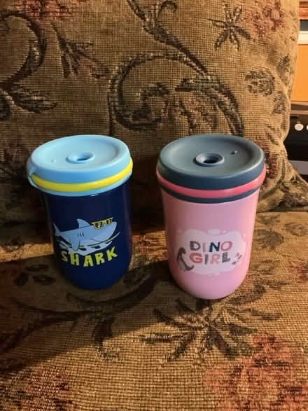 Photo of free Shark & dino girl kids cup’s (Lutz) #1