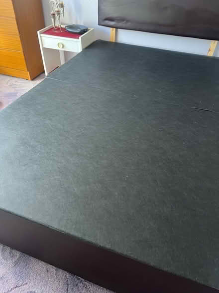 Photo of free Standard double bed base divan with headboard (Rose Hill OX4) #2