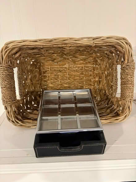 Photo of free Desktop Valet & Woven Organizer (Belmont, MA) #1
