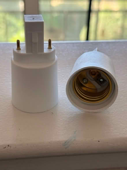 Photo of free G24 to e26 lightbulb adapter (Warm Spring, Fremont) #1