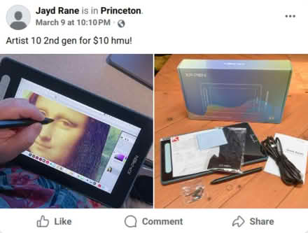 Photo of free Artist 10 2nd gen (200 e princeton dr) #1