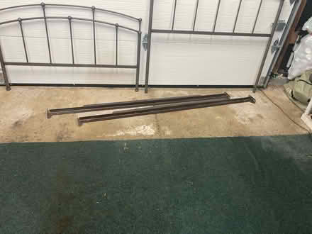 Photo of free Full size bed frame (14043 Depew off of Rowley Road) #3