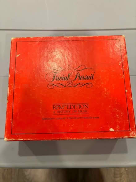 Photo of free Trivial Pursuit RPM Edition (Belmont, MA) #1