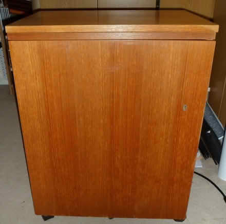 Photo of free Wood storage cabinet on casters (Rattery, South Brent TQ10) #1