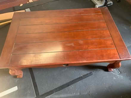Photo of free Mahogany coffee table (Kilcreggan G84) #3