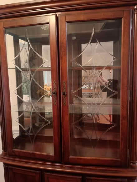 Photo of free Lighted Cherry China cabinet (Hixson, TN) #4