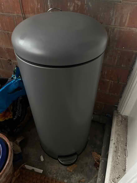 Photo of free Dunelm tall grey kitchen bin (NG3 5BQ) #1