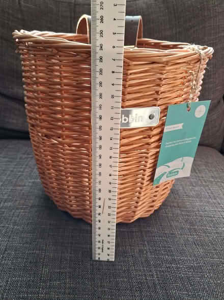 Photo of free Small wicker bike basket, new, by Bobbin (Woodlands TW7) #3