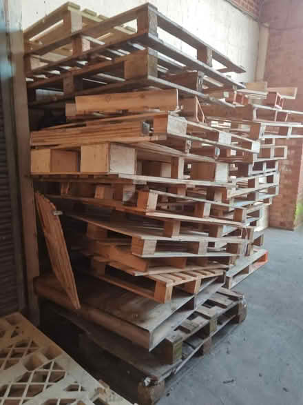 Photo of free Wooden pallets non standard size (Greenford ub6) #1