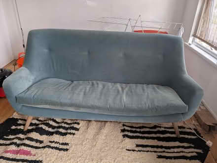 Photo of free Sofa - blue (E17) #2