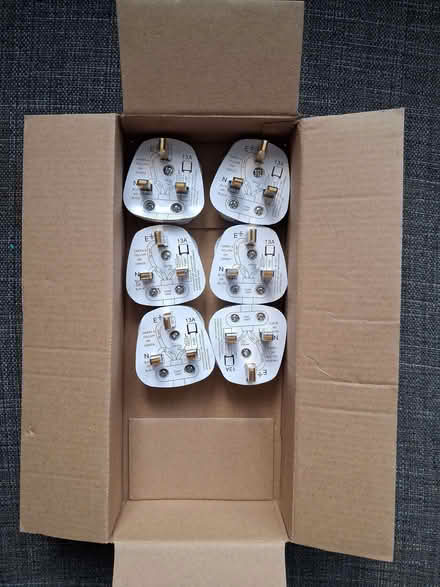 Photo of free 6 new UK mains plugs (Woodlands TW7) #1