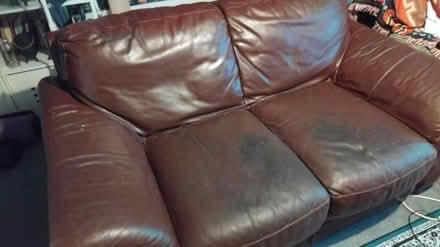 Photo of free Large 2 Seater Sofa (Brown) (NG11 Clifton) #1