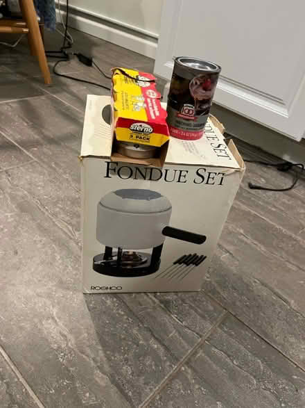 Photo of free Fondue set with sterno contaners (Randolph Hills (Ashley Drive)) #1