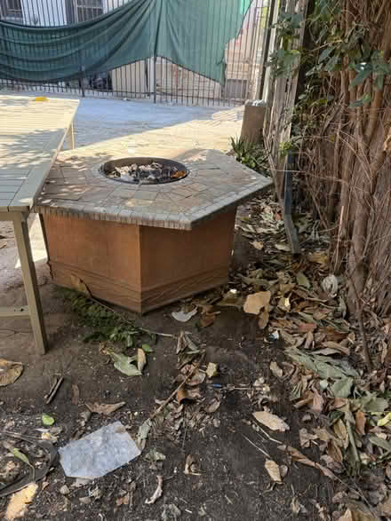 Photo of free fire pit with tile top (hollywood) #1