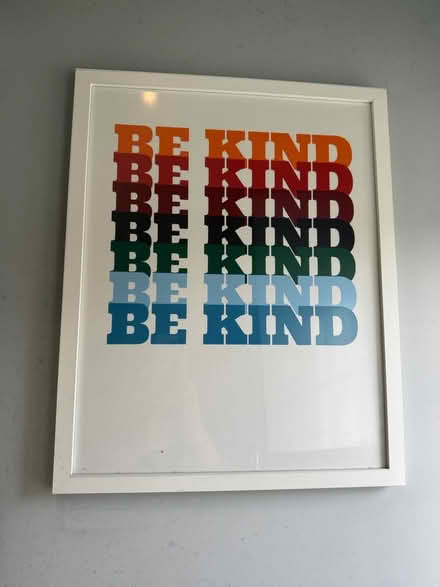 Photo of free Be kind print (Chiswick W4) #1