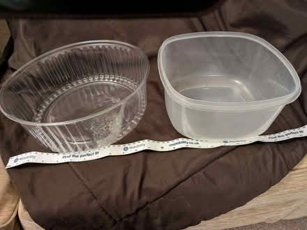 Photo of free Two plastic containers (Barlborough S43) #1