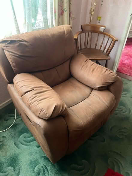 Photo of free Harvey Suede two seater sofa and armchair (Rose Hill OX4) #1