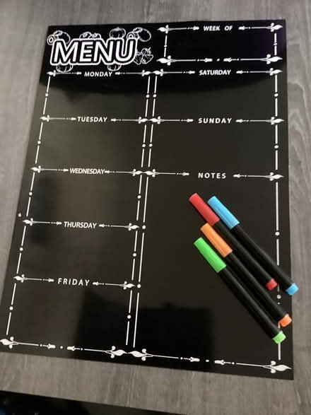 Photo of free Magnetic fridge menu (Borehamwood WD6) #1