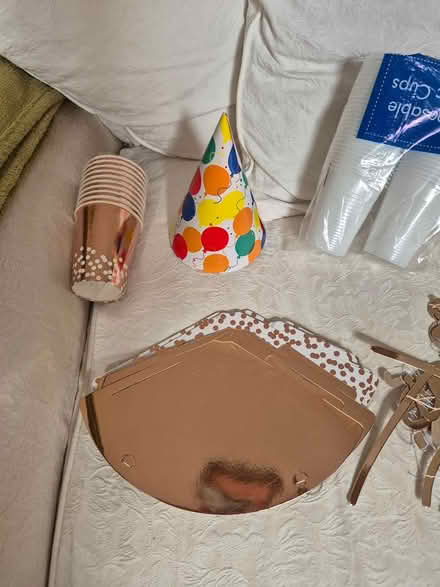 Photo of free Party hats, disposable cups + sign (S2 Highfield) #2
