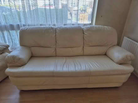 Photo of free 3 piece leather suite (Clonshaugh) #2