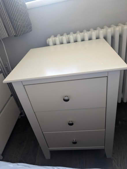 Photo of free 3 drawer bedside table (South Woodham Ferres CM3) #1