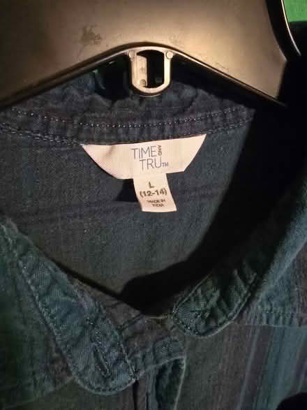 Photo of free Dark Green & Blue Flannel - L 12-14 (West 7th) #2