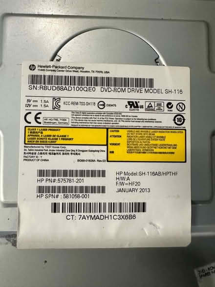 Photo of free Internal used HP DVD ROM disc drive (Colchester CO4) #3