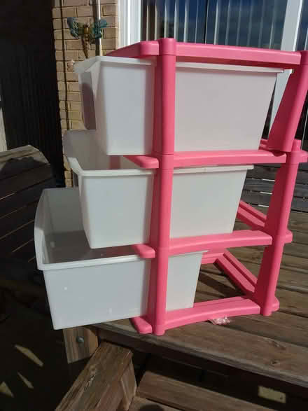 Photo of free Plastic chest of drawers (Great Cornard CO10) #2