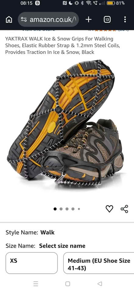 Photo of Yak Trak Snow And Ice Grips (BD18) #1