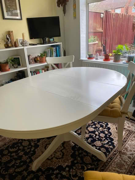 Photo of free IKEA Round Table and 4 Chairs (Courthouse Green CV6) #4