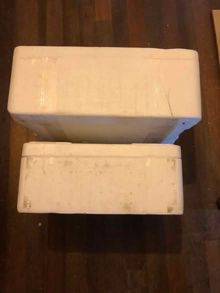 Photo of free 2 smaller polystyrene boxes (Liphook GU30) #1