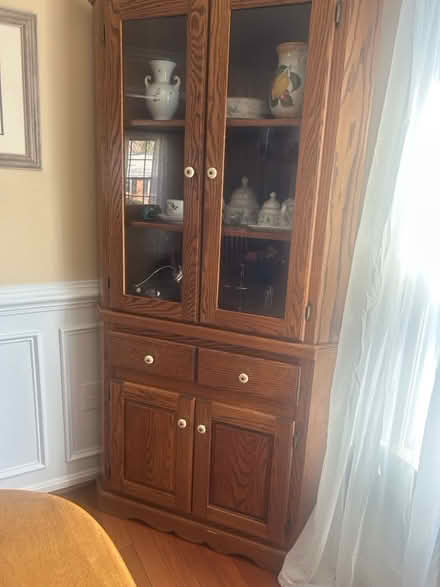 Photo of free Maple corner cabinet (Annandale, Wakefield area) #2