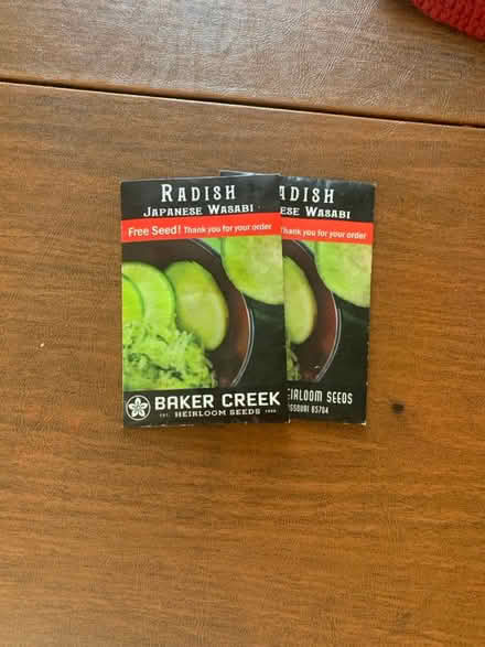 Photo of free Radish seeds (Hudson) #1