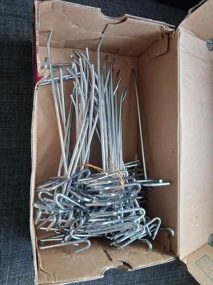 Photo of free Approx 50 hooks for small-pitch grid wall panels (Woodlands TW7) #1