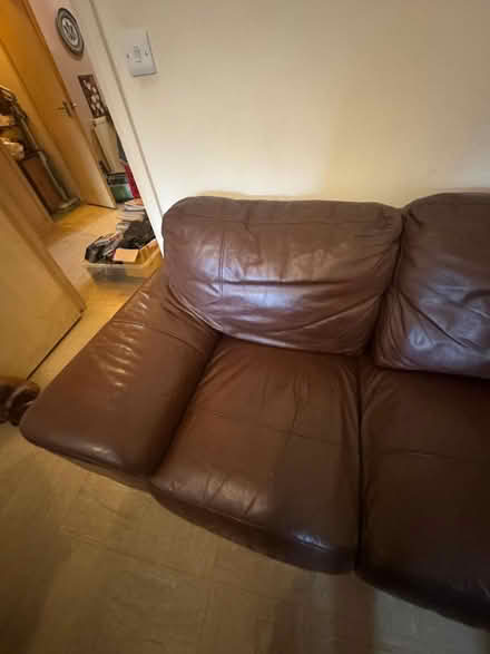 Photo of free Dresser & 2 seater leather sofa (SE6 Southend Lane) #2
