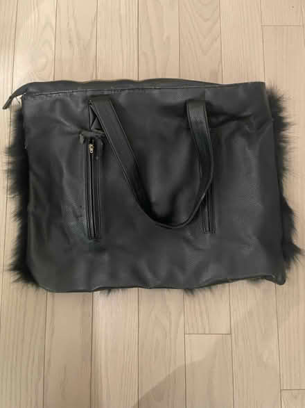 Photo of free Furry/faux leather black purse (Kennedy/16th in Markham) #1