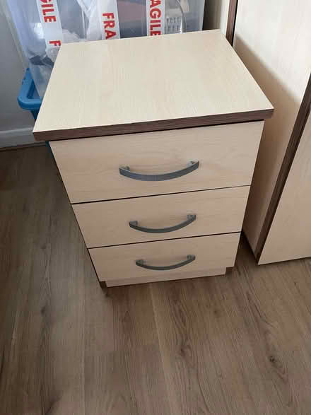Photo of free Wardrobes, 2 x bedside cabinets, 2 x mattresses, 1 x bed (Woolwich SE18) #2