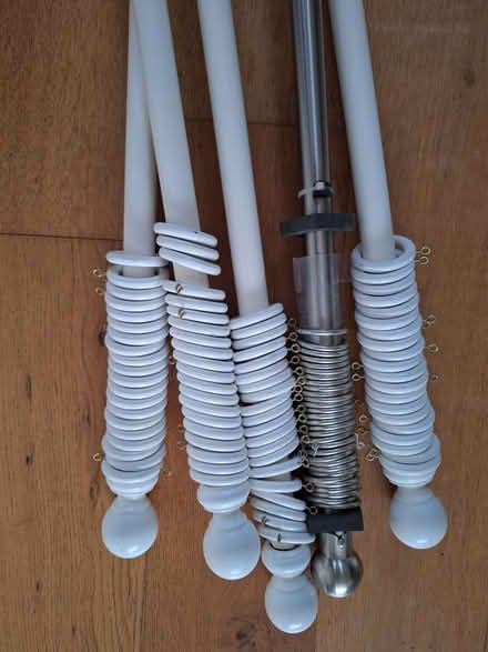 Photo of free 5 x 150cm curtain rods (Sevenoaks TN13) #1