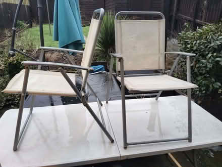 Photo of free Two fold up outside chairs. (Wigmore HR6) #1