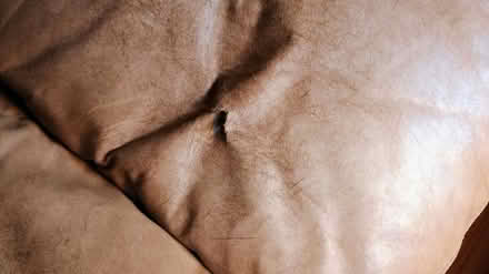 Photo of free Beige Leather Sofa (Off Cary Parkway) #2