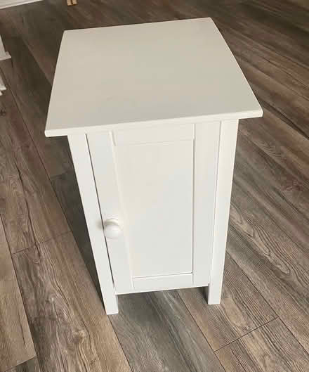 Photo of free Small white bedside table (CH65) #1