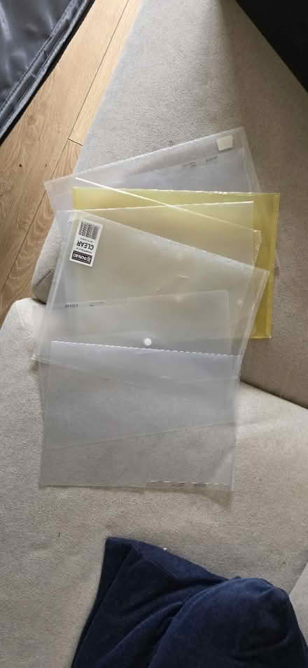 Photo of free 7 x Transparent document holders (SW17 9HE) #1