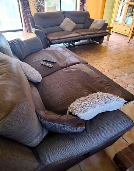 Photo of free Recliner sofas (Barcombe Mills) #2